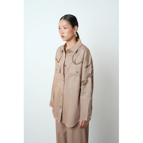 Tensel İşlemeli Ceket