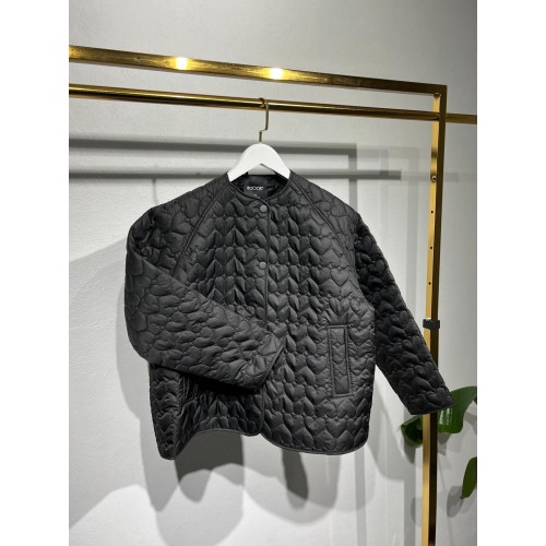 Kapitone Mont - Siyah