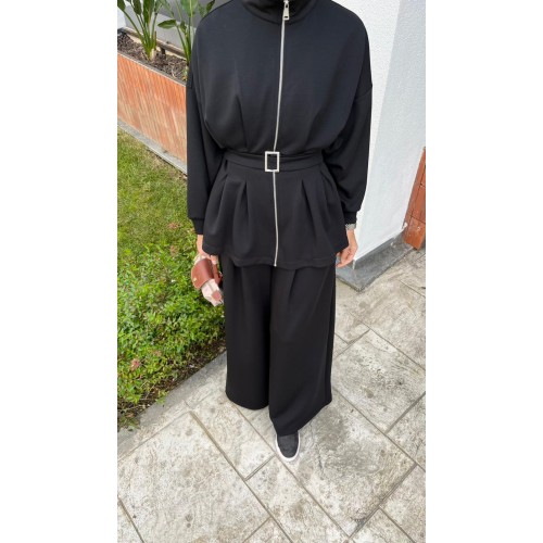 Oysho Kemer Detaylı Takım - Siyah