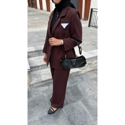 Ceket Pantolon Takım - Bordo