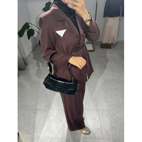 Ceket Pantolon Takım - Bordo