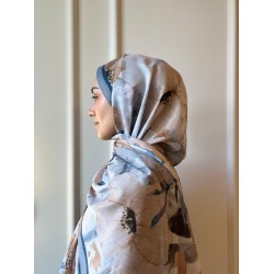 Soft Pamuk Şal - Mavi