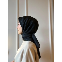 Dalga Desen Ayrobin Eşarp - Siyah Dalga Desen Ayrobin Eşarp - Siyah